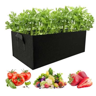 China Bverionant Felt Outdoor Rectangle Planting Felt Nursery Pot Grow BagGarden Flower Planting Bag for sale