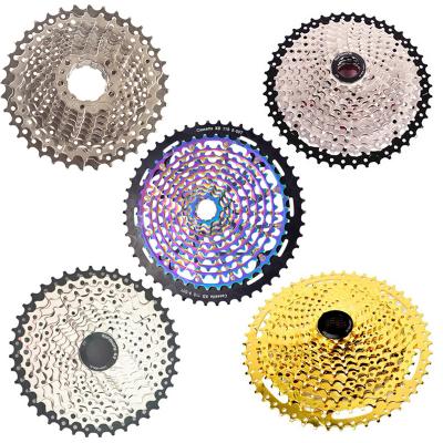 China Cassette SUN 11Speed ​​MTB Drop Out Silver Gold 11-50T Road Bike Cassette Flywheel Cycling Sprockets Other Bicycle Parts for sale