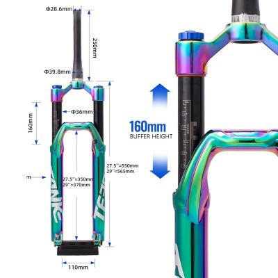 China 27.5 Barrel Axle TANKE Bicycle Fork MTB Bike Axle 29 Barrel A-pillar Aluminum Alloy Shoulder Suspension Bike Fork Bicycle Parts for sale