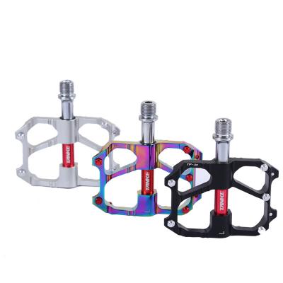 China Non-slip Mountain Bike Pedal MTB Aluminum Alloy Pedal Set Left Right Anti-Skid 3 Bearing Ultralight Road Bicycle for sale