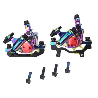 China Children's bikes ZOOM HB-100 mtb road folding bike hydraulic brake calipers rainbow color brake caliper cycle disc brake high quality bicycle HB-100 for sale