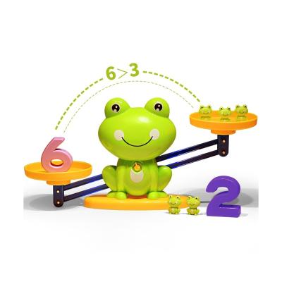 China Cool Puzzle Math Game Frog Balance For Boys And Girls Educational Toys Digital Toys Fun Frog Balance Educational Toys for sale