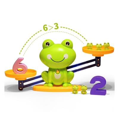 China Puzzle Cool Math Game Frog Balance For Boys And Girls Fun Frog Balance Creative Design Educational Toys for sale