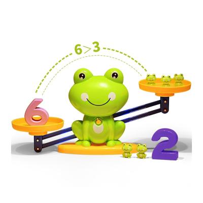 China Cool Puzzle Math Game Frog Balance for Boys and Girls Hot-selling Fun Frog Balance Children's Educational Toys for sale