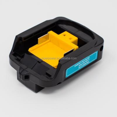 China The viable replacement adapter with dual USB and DC output of 5.5*2.5mm or 5.5*2.1mm for Makita 14.4V 18V machine- out Li-ion batteries for sale