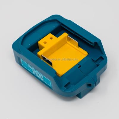 China Replacement viable adapter with USB for Makita 14.4V 18V power tools with dc 5525 connector 5521 for sale