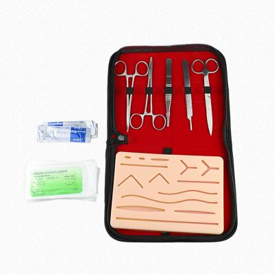 China Suture Training Kit Skin Operate Suture Practice Model Training Pad Needle Teaching Scissors Teaching Suture Training Kit for sale