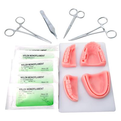 China Metal Dental Simulation Oral Suture Model With Needle Gum Suturing Training Equipment Skill Teaching Practice for sale