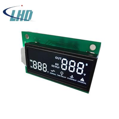 China Circular Ammeter LCD Tooth , 4 Lift 7 Segment LCD Digital Display for sale