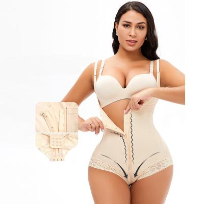 China 2021 QUICK DRY women's full body shaping jumpsuit polyester power waist hip shapewear for sale