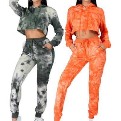 China Breathable Top Fashion Trendy Tracksuits Women Refine Oversized Tracksuits Crewneck Hoodies And Sweatsuit Sweatpants Set for sale