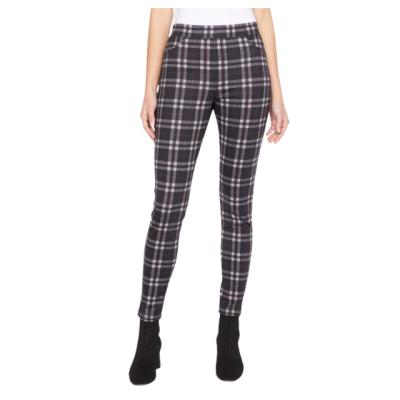 China Anti-wrinkle new design high waist plaid autumn hot sale pants for women 2021 for sale