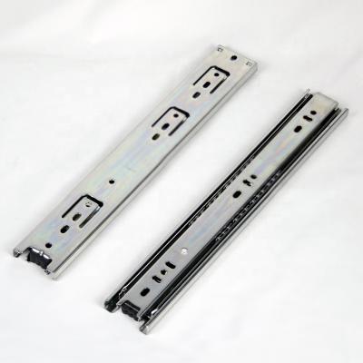 China Modern Wholesale Drawer Slides Full Extension Push Open Soft Ball Bearing Soft Narrow Rails for sale