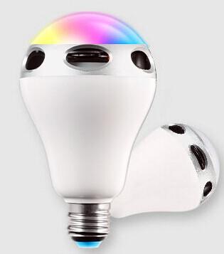 China Smart Creative Portable Led Bulb Bluetooth Speaker With Lights For Mobile for sale