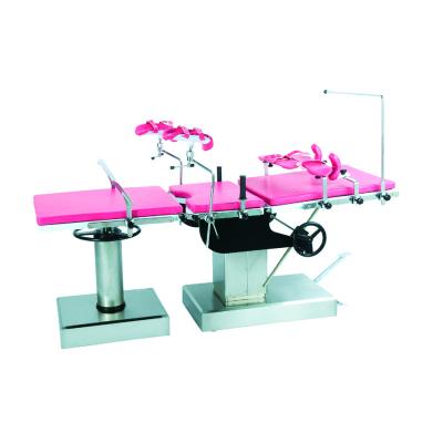 China Cheapest Hot Sale Stainless Steel Examination Medical Obstetric Gynecological Table for sale