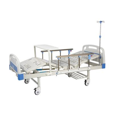 China High Quality Hot Selling Medical Equipments Metal Manual Two Cranks Hospital Bed for sale