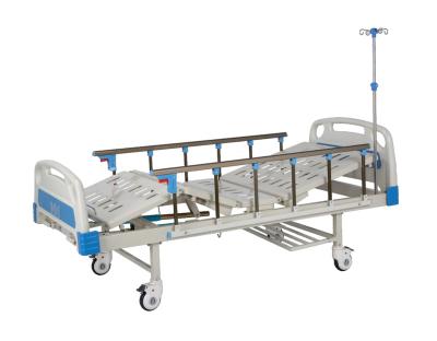 China Hospital factory wholesale 1 crank one function nursing manual hospital bed for sale for sale