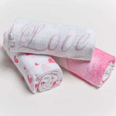 China Custom Sustainable Wholesale Comfort Baby Blanket Muslin Cotton Muslin Wrap Towel Baby Blanket for sale