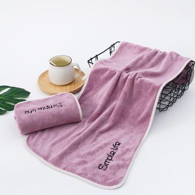 China 2021 custom microfiber towel logo hand towels hair microfiber eco-friendly QUICK DRY quick dry bath towels for sale