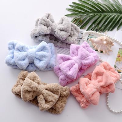 China Viable Logo Soft Hairband Makeup Custom Embroidered Headband Scrunchie Headbands for sale