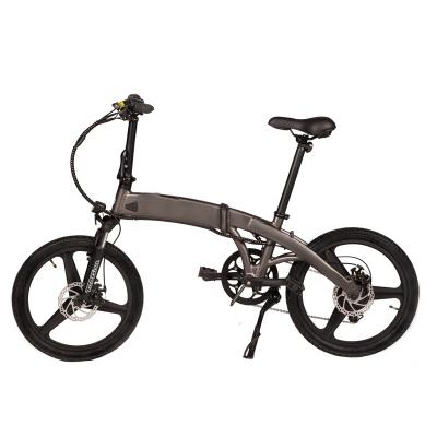 China 2019 new design aluminum alloy folding ebike e electric bike for sale dark gray for sale