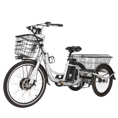 China 2019 New Aluminum Alloy LCD Display 350W Cargo Electric Tricycle Bike 3 Wheel For Adults Three Wheels Electric Bike for sale