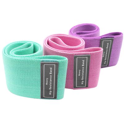 China Custom Logo Pull Up Fitness Yoga Exercise Gym Fabric Resistance Band for sale