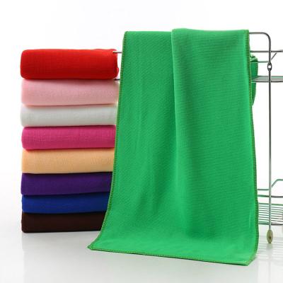 China 30*30cm Soft Feel Cheap Soft Fitness Face Color Cotton 30*30cm Sports Clean Towel for sale