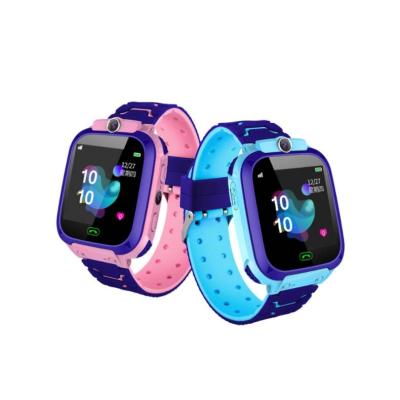 China APP Control 2022 hot topic Kids watch Q12 support SIM card camera SOS button children smart watch with customized logo GPS tracker for sale