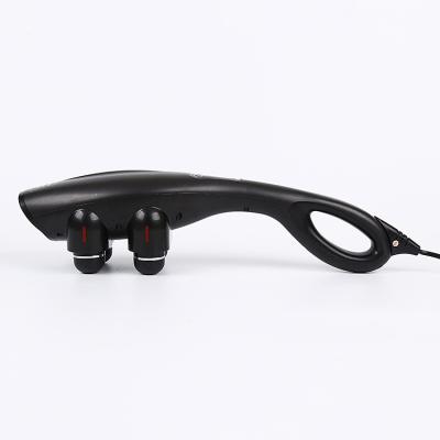 China Hand Held Body Massage Hammer Stick Double Massage Hammer Portable Electric Infrared Head Hand Massager for sale