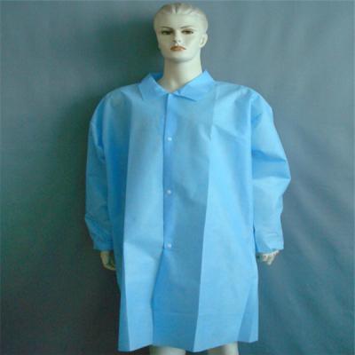 China PP Visitor Coat Hot Sale Surgical Disposable Nonwoven Factory for sale