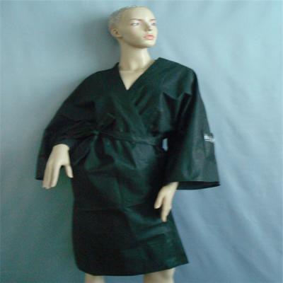 China With tie on size kimono disposable medical gowns for sale