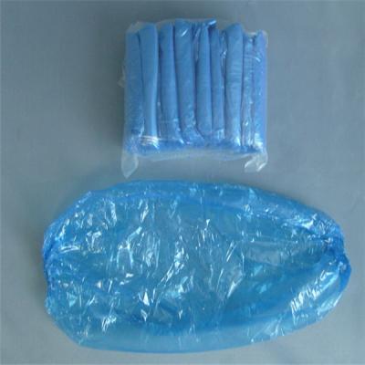 China Comfortable Disposable Attractive Blue PE Oversleeve for sale