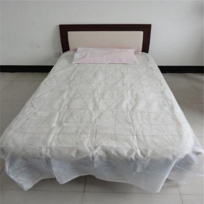 China Disposable CPE Comfortable Mattress Massage Disposable Bedspread for sale