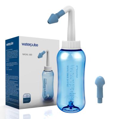 China Nose Waterpulse Clean Exclusive Patent Colored Sinus Rinse Bottle Adult Nasal Irrigation Aspirator for sale