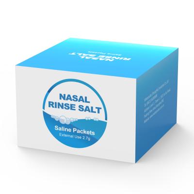 China Waterpulse Daily Saline Salt Pack Nasal Wash Nasal Wash Salt For Nasal Irrigator for sale