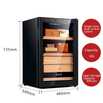 China New Wholesale Beech Shelf Cigar Humidor Allwell Climate Control Cabinet Thermoelectric Humidifier For Sale Used Humidifier Cabinet for sale