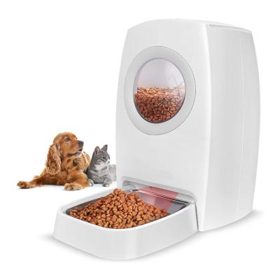 China Smart Auto Feeder Pet Factory Cat Dog Food Dispenser 4 Automatic Meal Dog Timer Feeder for sale