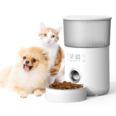 China Amazon Smart Cat Feeder Automatic Fresh Bowl Pet Cat Feeder Never Stuck Feeder Automatic Pet Food Dispenser for sale