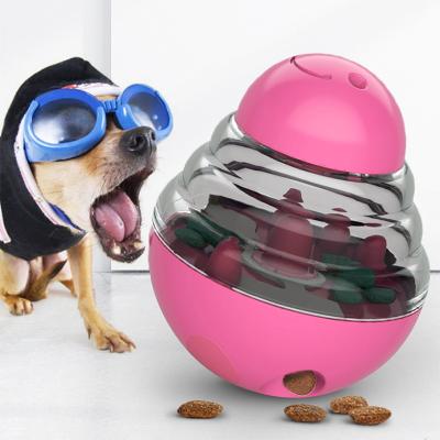 China Viable Ball Treat Dispenser Pet IQ Smart Interactive Dog Food Toy For Dog for sale