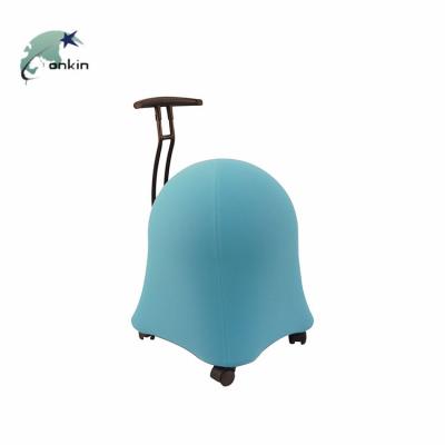 China Fabric Fashion Design Stool Chair Modern Adjustable Shimmy Stool Furniture Ball Chair for sale