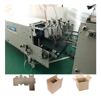 China Factory Carton Corrugated Box Folding Gluing Machinery Cardboard Folder Gluer Machine Box Forming Gluing Machine for sale