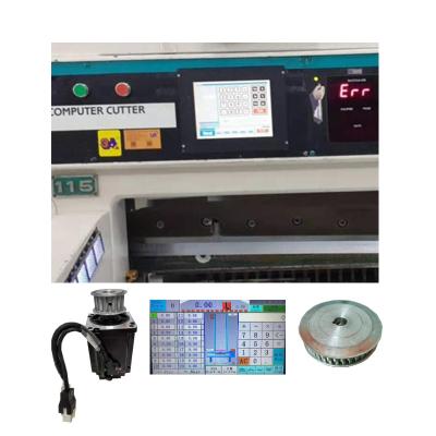 China Automatic program cutting /hydraulic program control automatic paper cutting machine computerized guillotine paper cutter machine for sale