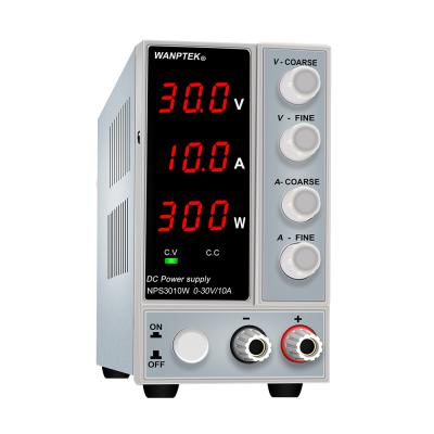 China NPS3010W Laboratory DC Power Supply 30v / 10A 300W Laboratory Power Supply 3 - High Precision LED Display for sale