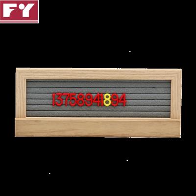 China Folk Art Table Frame Customized Top Quality Changeable - Felt Letter Board for sale