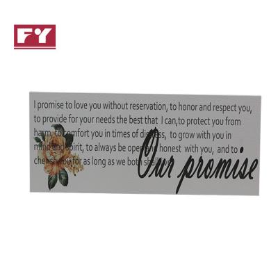 China 2021 USA modern digital printing our promise wood wall hanging decorative picture painting frame for home office wall decoration for sale