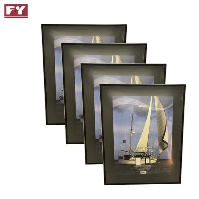 China Europe In The Current Popular Big Size Black Plastic Promotion Frame Poster Frame For Wall Decoration 6pcs Per Carton for sale