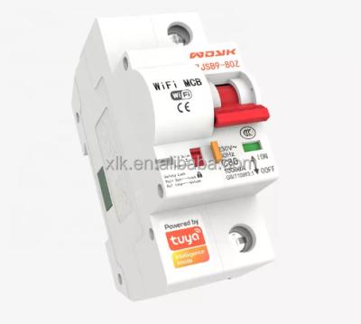 China 1P/2P/3P/4P WiFi Auto Circuit Breaker 16A-125A Circuit Breaker Overload Short Circuit Protection Smart Work With Alexa Tuya AppK ZJSB9 for sale