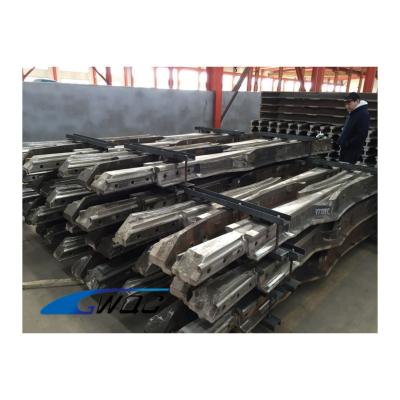 China Professional Railroad Construction Assembly 136RE #7 Manganese Of Chinese Manufactured Solid Steel Frog Parts for sale