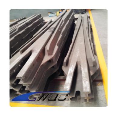 China High Quality Solid Railway Construction Parts 136RE #8 Manganese Steel Frog Railroad Assembly for sale